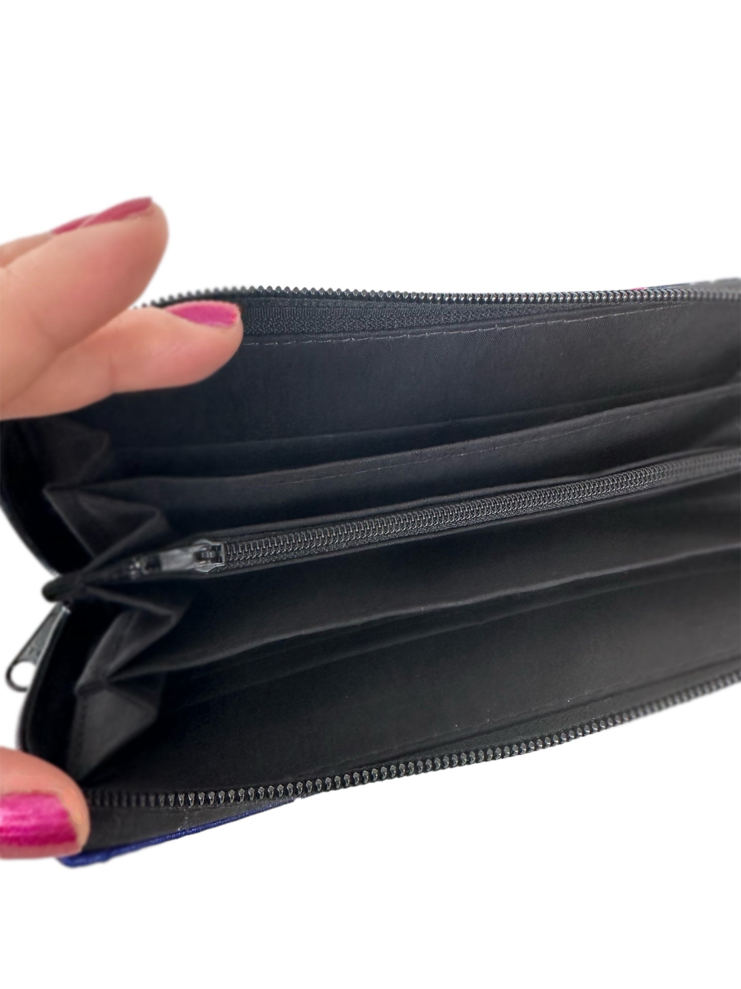 Lis Loos Wallet (Green Cherry Blossoms)