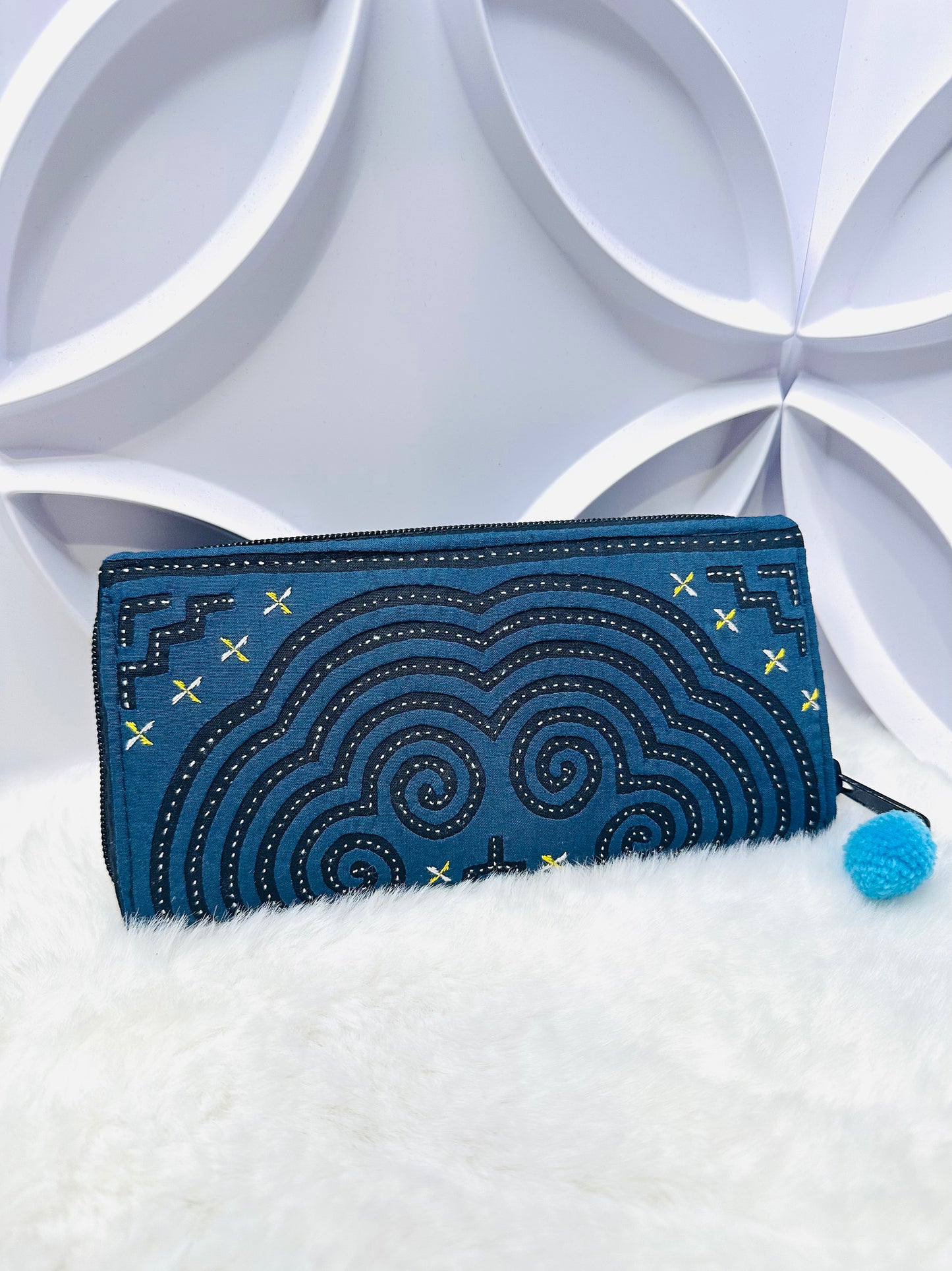 Handmade Qwj Wallet - Midnight Blue