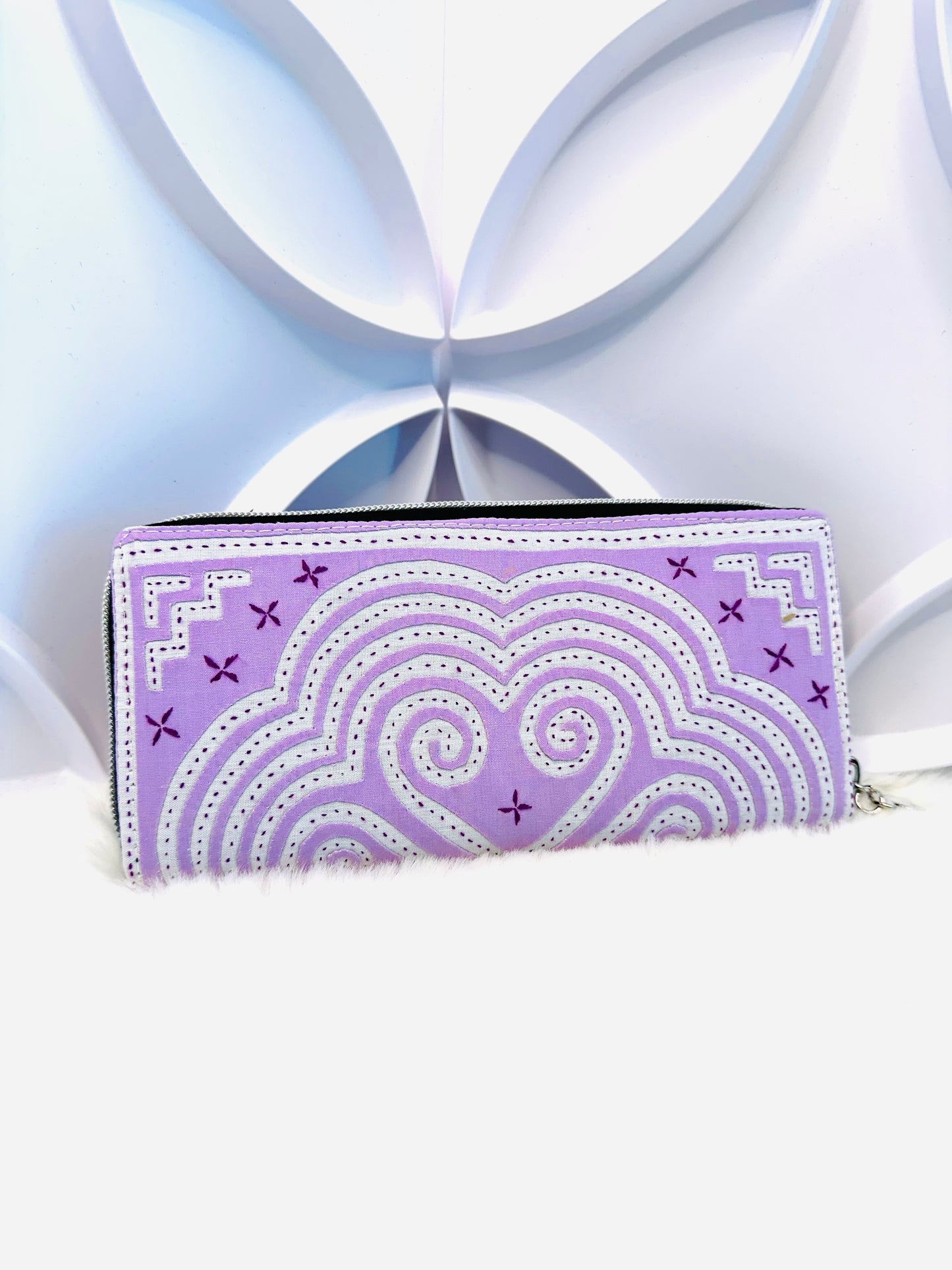 Handmade Qwj Wallet - Pastel Purple