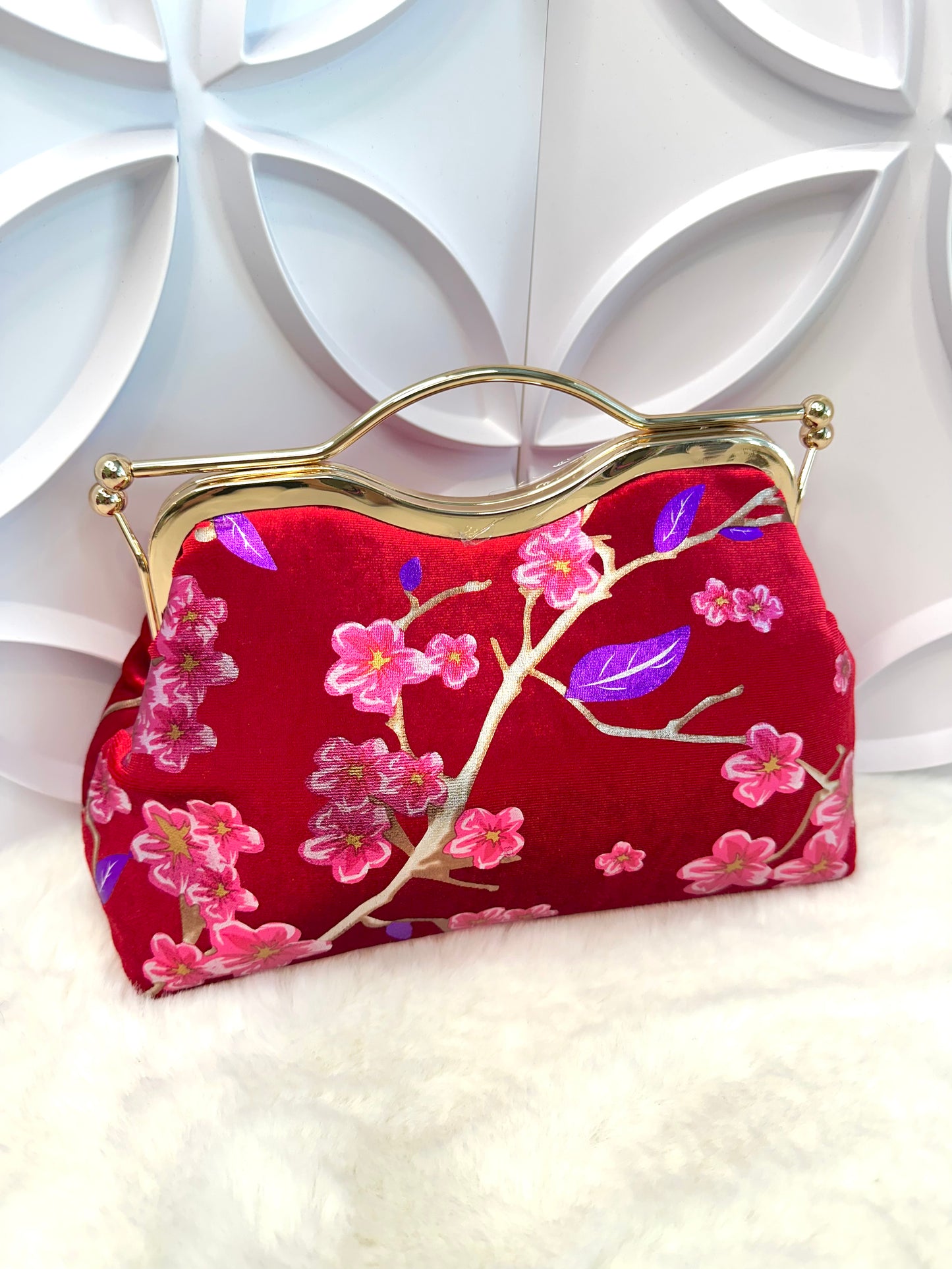 LIVE Velvet Handbag