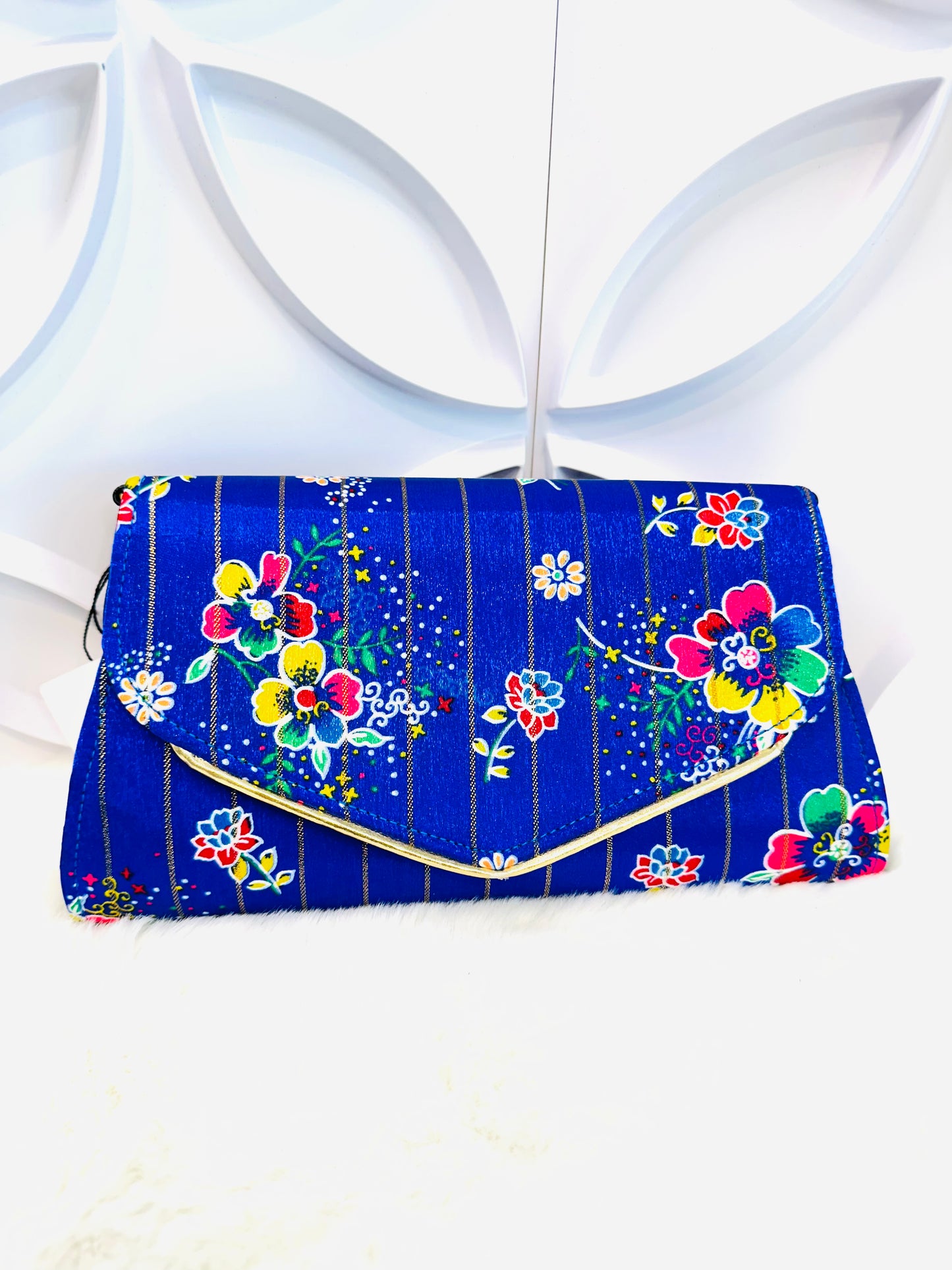 Vintage Lis Loos - Rainbow Floral (DBlue)