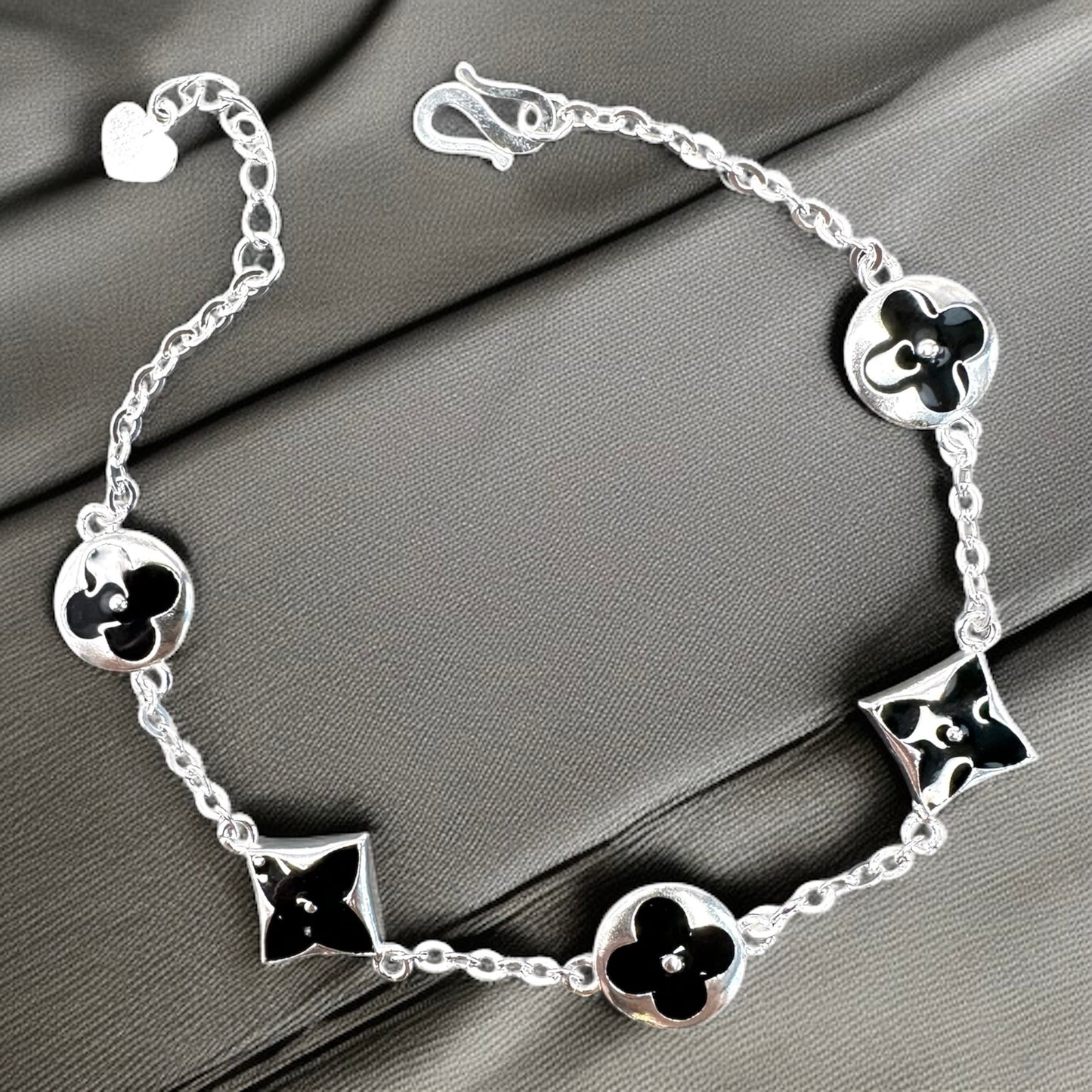 LV Inspo Bracelet (Black)