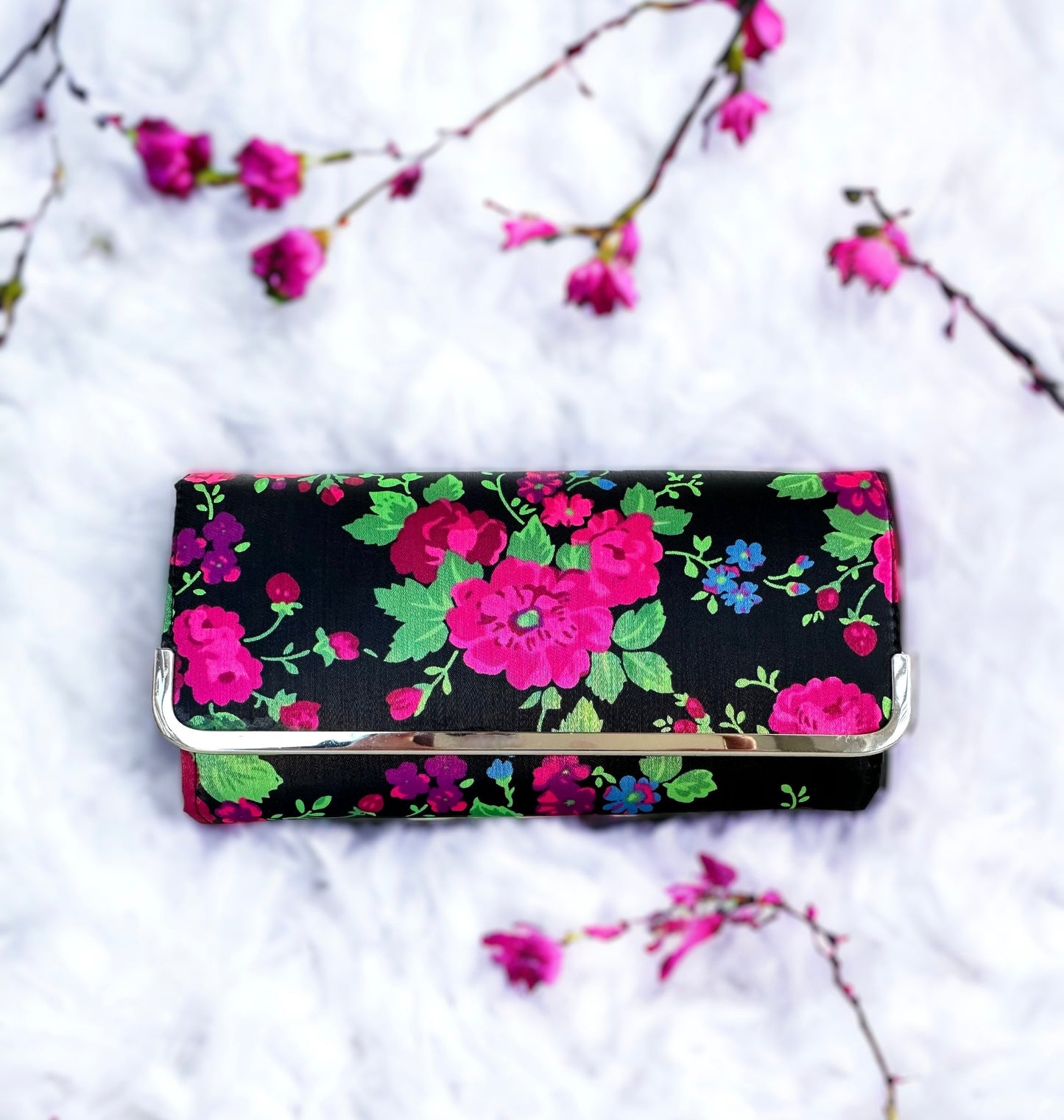 Lis Loos Wallet (Black/Pink)