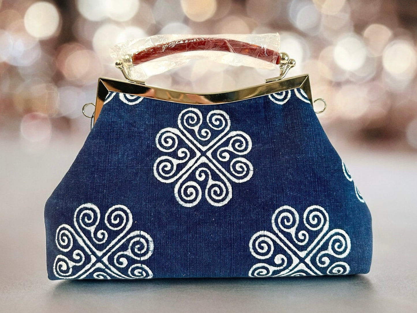 Batik Handbag-Heart Qwb