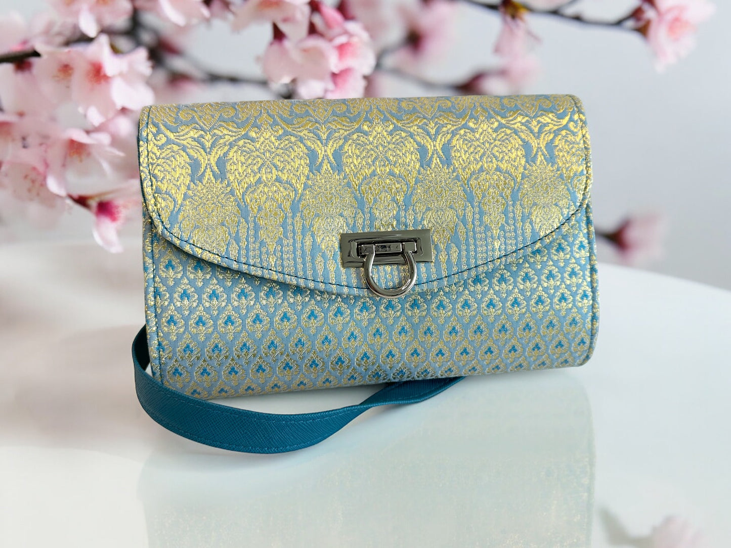 Lao/Thai Purse-Ocean Blue