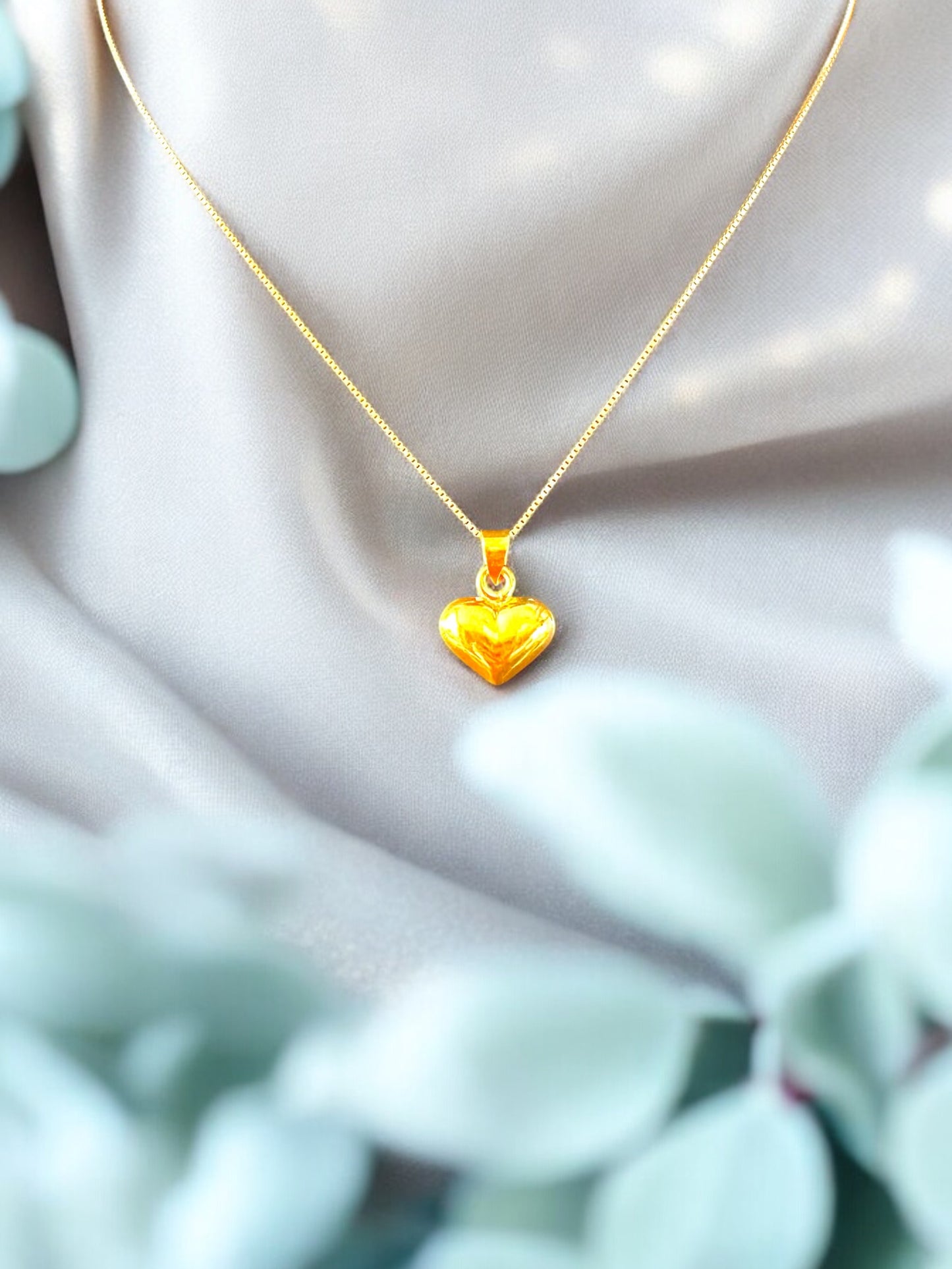 Chubby Heart (24K gold plated)