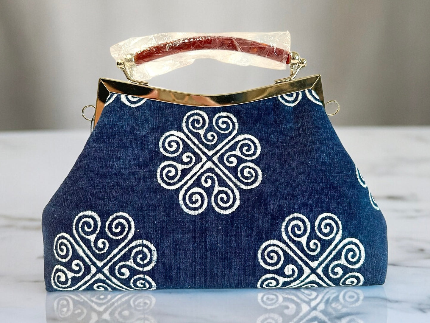 Batik Handbag-Heart Qwb