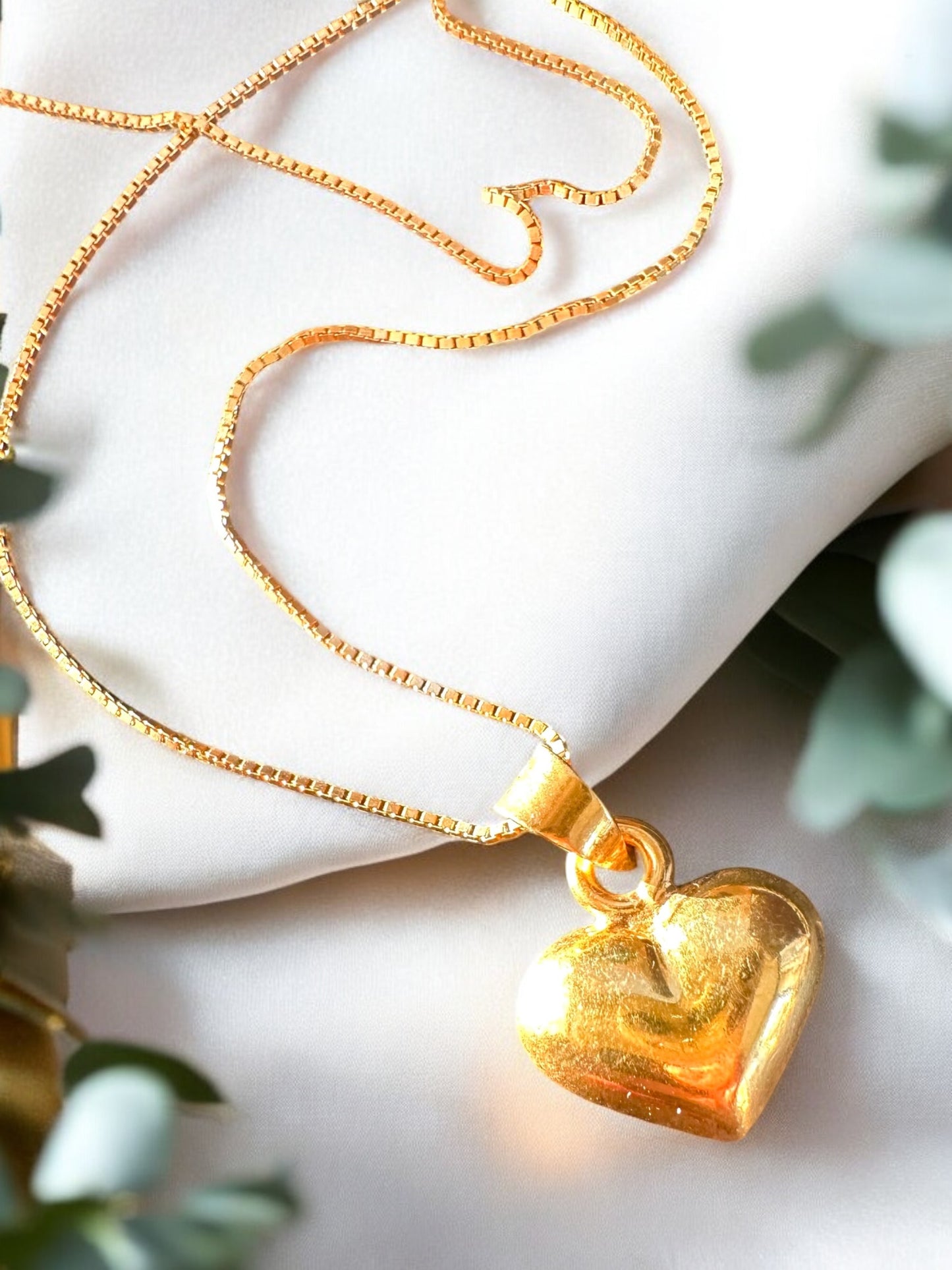 Chubby Heart (24K gold plated)