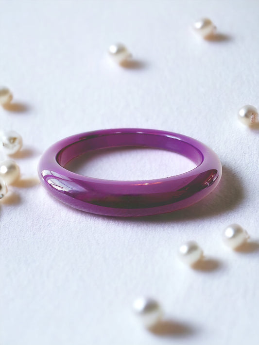 Jade Bangle (Plum)