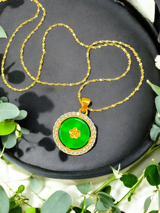 Baby Blooming Jade (24K gold plated)