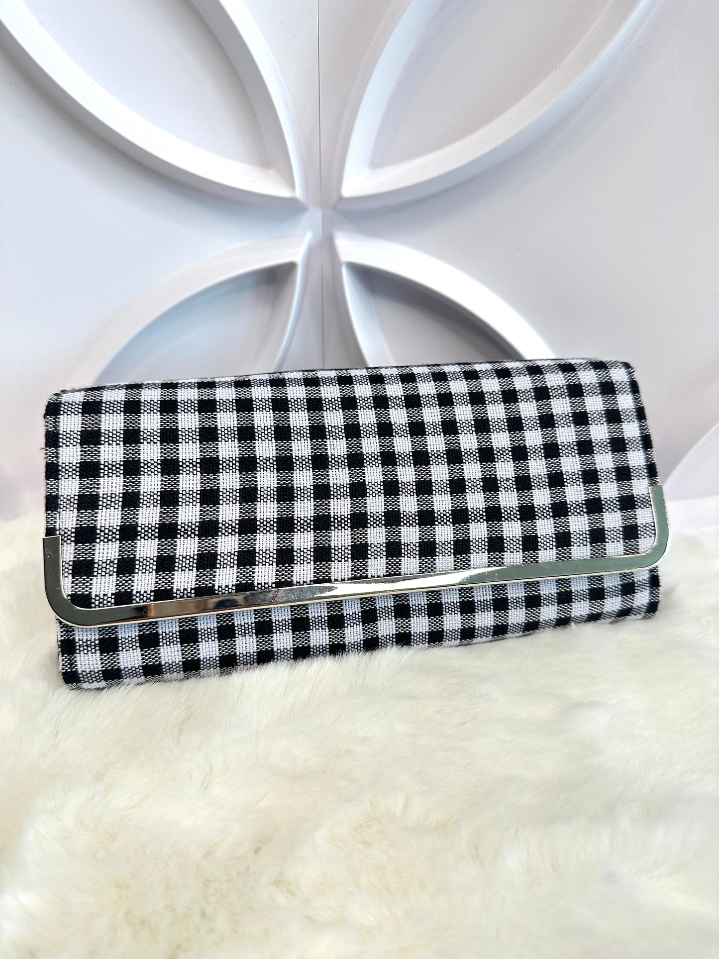 LIVE B/W Plaid Wallet (Sim Ceej)