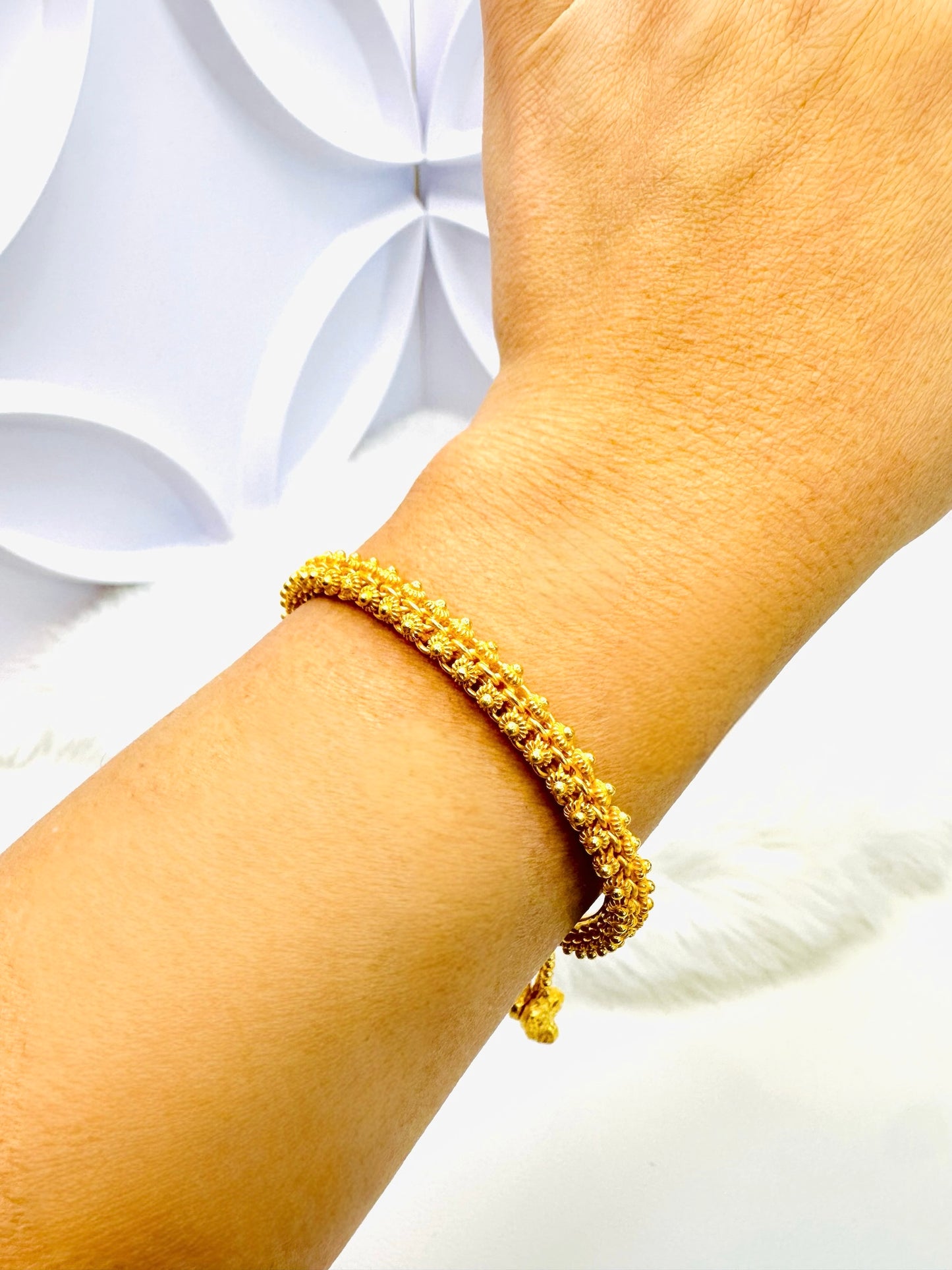 Pikun Bangle - 24K gold plated