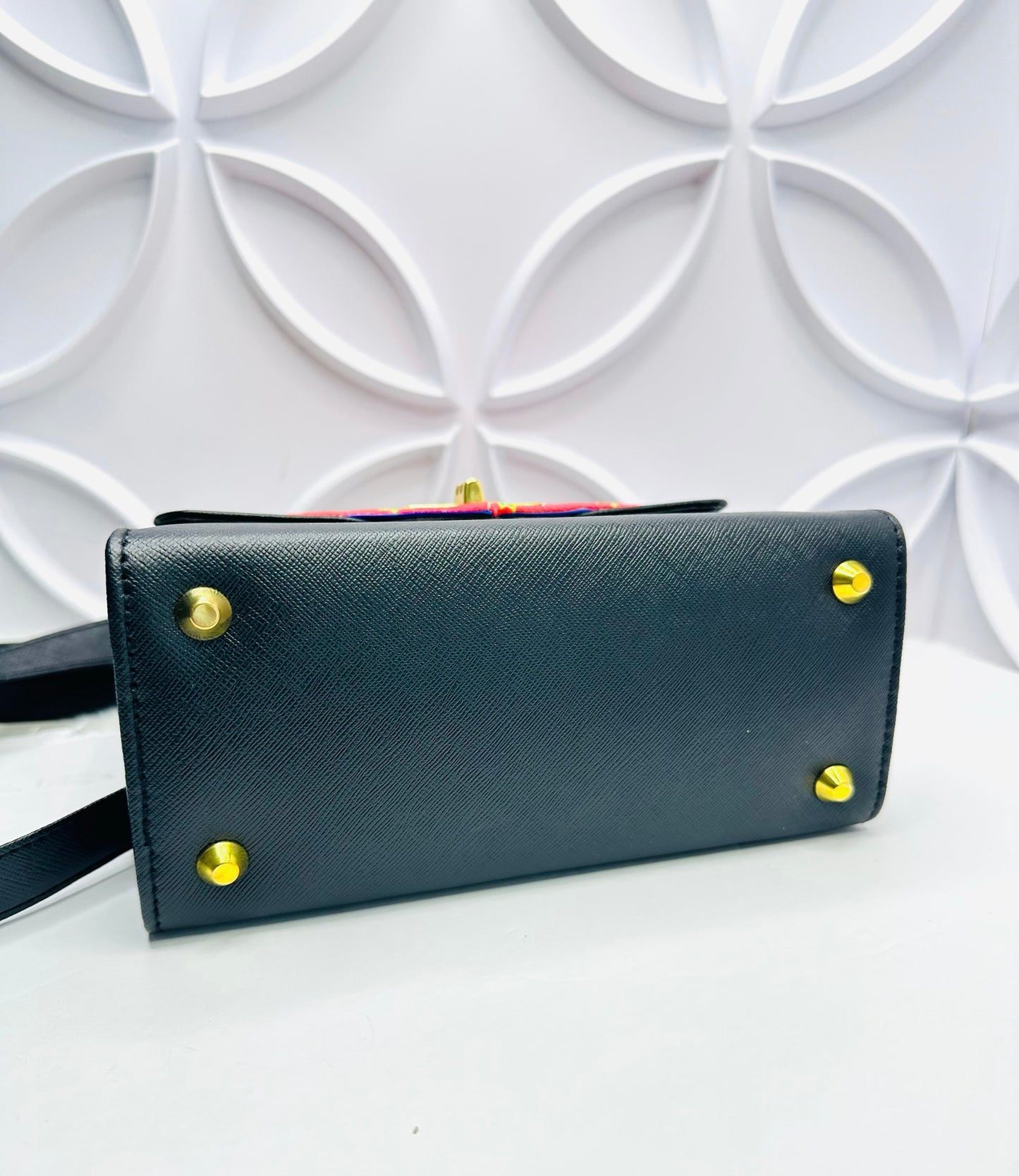 Mini Envelope Crossbody - Silver Floral (FX1)