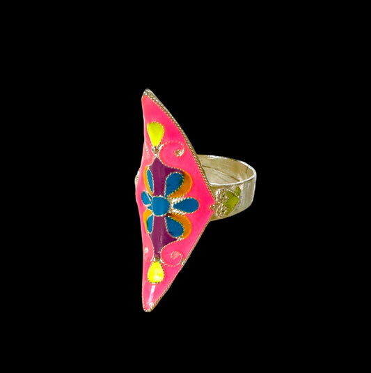 LIVE-Kooj Nplias Ring (Hot Pink)