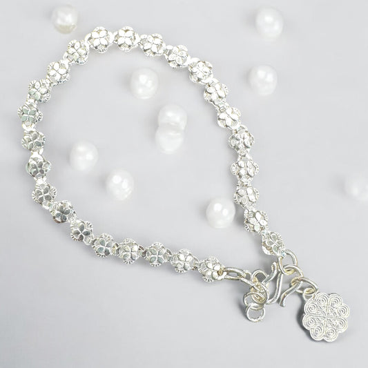 LIVE Flower Lei (silver)