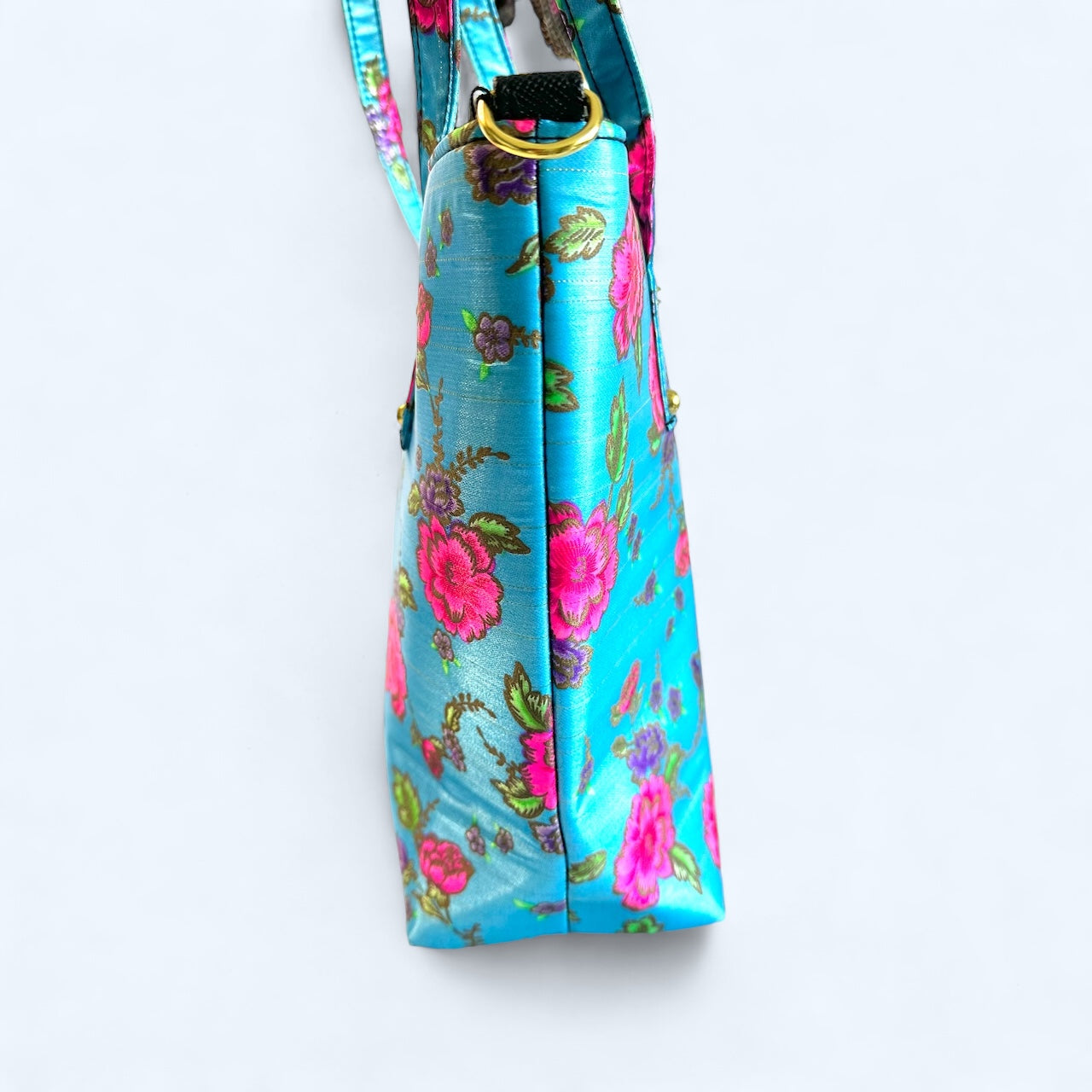 Lis Loos Tote (Pink/Blue Floral)